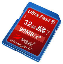 Load image into Gallery viewer, BigBuild Technology 32GB Ultra Fast 90MB/s Memory Card for Canon Digital IXUS 185 camera, Class 10 SD SDHC