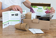 Load image into Gallery viewer, Edgy Veggies Gift Seed Kit. 6 Voluptuous Vegetables Packed with Personality. Easy to Grow.