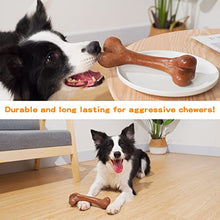 Load image into Gallery viewer, Dog Toys, Indestructible Dog Chew Toys for Aggressive Chewers Medium Large Breed dogs, Beef Flavour, Tough and Durable Dog Bone Toys