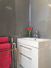 Load image into Gallery viewer, DBS Grey Sparkle PVC Bathroom Cladding Ceiling Panels Shower Wet Wall Kitchen (8 Panels)