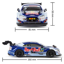 Load image into Gallery viewer, CMJ RC Cars Audi RS5 DTM Officially Licensed Remote Control Car 1:24 Scale 2.4Ghz Red Bull (1:24 Audi DTM)