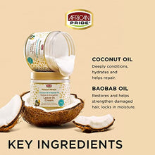 Load image into Gallery viewer, African Pride Moisture Miracle Coconut and Baobab Oil Leave-In Cream, 15 oz