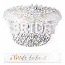 Load image into Gallery viewer, NUOMO Hen Party Accessories with bride military hat UK sash, Bride Captain hat,Hen do Accessories, Hen Parties, Bride to be Gifts, Wedding Gifts, Hen Party Games, Hen do, Team Bride, Bachelorette
