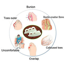 Load image into Gallery viewer, Pedimend Silicone GEL TOE SQUEEZING AVOIDING SEPRATOR (1PAIR) - Separates & Cushions Toes - Improves Balance & Foot Strength - Hammer Toe Corrector - Foot Care