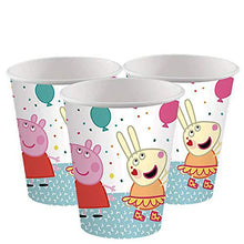 Load image into Gallery viewer, Peppa Party Supplies Kids Birthday Party Kit Peppa Tableware Decorations - 16 Guest