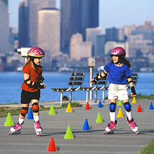 Load image into Gallery viewer, YSBER Sports Marking Football Cones, Each Group of 12, 7", Sports Cones Space Marking Cones, Football Training Cones, Used for Sports, Games, kids Home Fitness