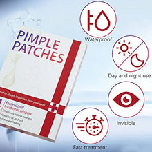 Load image into Gallery viewer, 252 Pcs Pimple Spot Patches, Day and Night Use 2 In 1 Natural Invisible Hydrocolloid Spot Mighty Patches Dots for Spot Absorbing Patches for Face