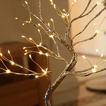 Load image into Gallery viewer, S-Union Tabletop Bonsai Lighted Tree 108 LED Christmas Decorations Table Tree Lamp Lights, Battery/USB Operated, DIY Artificial Tree for Wedding Party Gifts Indoor Outdoor Bedroom Desktop Decor