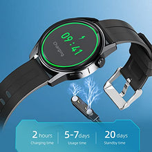 Load image into Gallery viewer, Luoba Smart Watch for Men,Call Receive/Dial Smartwatch for Android & iOS,Activity Fitness Tracker with Heart Rate,Sleep Monitor Step Calorie Touch Screen Men Women Digital Fitness Watch (Black)