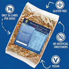 Load image into Gallery viewer, Macadamia & Coconut Keto Granola 3x312g - Low Carb - No Gluten - No Added Sugar, Salt or Palm Oil - High Fibre - Healthy & Natural Breakfast Cereal - LCHF