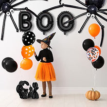 Load image into Gallery viewer, WINAROI Halloween Balloon Arch Garland Kit, Halloween Theme Balloons Decor Kit with Black Orange Confetti Balloons, Eye Ball Balloons Spider Web for Halloween Party Decor Indoor Kids Gifts Toy