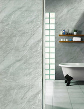 Load image into Gallery viewer, DBS Light Grey Marble 1m x 2.4m Shower Wall Panels Bathroom PVC Cladding Wet Wall