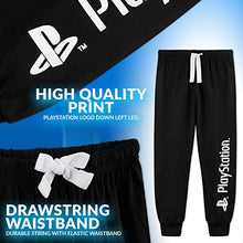 Load image into Gallery viewer, PlayStation Boy Pyjamas, 100% Cotton Long Sleeve Children Nightwear with Official Logo Black PJ Joggers, Gaming PJs for Boys Girls Teens, Birthday Gift Idea for Gamers (9-10 Years)