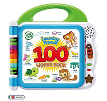 Load image into Gallery viewer, LeapFrog 601503 Learning Friends 100 Words Baby Book Educational and Interactive Bilingual Playbook Toy Toddler and Pre School Boys & Girls 1, 2, 3, 4+ Year Olds, Multi-Colour, One Size