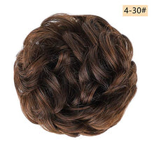 Load image into Gallery viewer, Hair Buns Hair Piece Scrunchies for Women Wavy Curly Ponytail Extensions Synthetic Donut Updo Hair Chignons Hair Accessories Thick Hair Pieces 4-30#