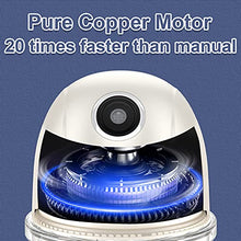 Load image into Gallery viewer, Electric Mini Vegetable Chopper, Mini angel 200ml Portable Garlic Rechargeable Chopper with 3 Sharp Blades Grinder Chopped in 3S Cordless for Onions,Fruits,Nuts,Meat,Baby Food