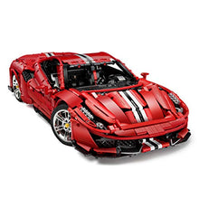 Load image into Gallery viewer, WEEGO 3187Pcs Technic Sports Car 1:8 2.4Ghz Remote Control Racing Car Supercar Model Kit for Ferrari 488 Pista, Construction Building Blocks Compatible with LEGO Technic