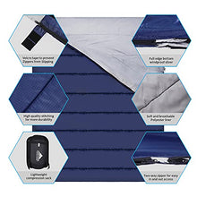 Load image into Gallery viewer, Forinbuy Double Sleeping Bags for Adults 3 Season Sleeping Bag Waterproof Compact Two Single Lightweight Envelope Sleeping Bags with Two Camping Pillows for Adults Queen Size 230x150cm 190T Liner