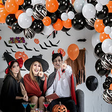 Load image into Gallery viewer, Halloween Balloons Party Decoration Halloween Balloon Arch kit Halloween Balloon Garland Halloween Decoration Set Bat Balloons Orange Balloon Black Balloon