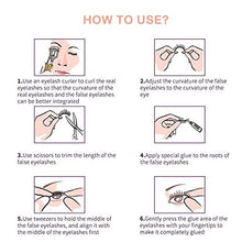 Load image into Gallery viewer, False Eyelashes, 3D Faux Mink False Lashes Reusable Long Thick Eyelashes for Makeup Eyelashes Extension, 4 Pairs Hand-made Dramatic Fake Eye Lashes with Eyelashes Clip (G102)