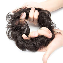 Load image into Gallery viewer, ZAIQUN Messy Hair Bun Extensions Wavy Curly Hair Updo Donut Chignons Scrunchy Scrunchie Hair Ribbon Ponytail Wig