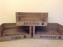 Load image into Gallery viewer, wooden bed for dogs