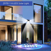 Load image into Gallery viewer, Solar Lights Outdoor,Upgraded Wireless Solar Lights Outdoor Garden, Solar Security Light Outdoor Motion Sensor Wall Lights,Solar Powered Lights Waterproof with 3 Intelligent Modes for Outside(4Pack)