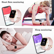 Load image into Gallery viewer, Blackview Smart Watch for Women, 1.69" Full Touch Screen Fitness Watch with Female Health Tracking, SpO2/Body Thermometer/Heart Rate/Sleep Monitor, IP68 Waterproof Step Counter Watch for Android iOS