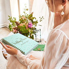 Load image into Gallery viewer, Wedding Planner Book and Notebook Set – UK Bride and Groom Planning Journal Organiser Bridal, Zip-Lock Pocket, Checklists, Engagement Gift, Countdown Calendar & Organising Diary
