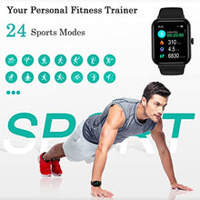 Load image into Gallery viewer, Blackview Smart Watch for Men Women, 1.69"Full Touch Screen Fitness Watch with SpO2/Body Thermometer/Heart Rate/Sleep Monitor, Waterproof Step Counter Watch with Female Health Tracking for Android iOS