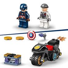 Load image into Gallery viewer, LEGO 76189 Marvel Captain America and Hydra Face-Off Building Set, Super Hero Toy for Kids Age 4 with Motorbike