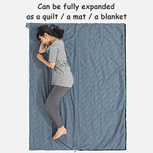 Load image into Gallery viewer, Naturehike Ultralight Cotton Sleeping Bag with Compression Bag Rectangular Warm Sleeping Sack Comfortable and Compact for Camping Hiking Travelling (blue, XL)