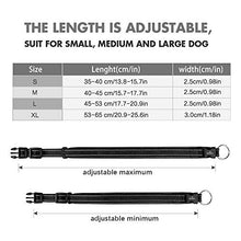 Load image into Gallery viewer, MASBRILL Reflective Dog Collar, Adjustable Nylon Dog Collar with Soft Neoprene Padded, Breathable Pet Collar for Puppy Small Medium Large Dogs, Black, M