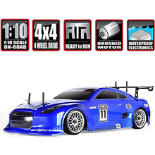 Load image into Gallery viewer, Weaston 2.4G Nitro Rc Cars Truck 1/10 Professional High-Speed Drift Remote Control Car Nitrogen Drive 4WD 80KM/H Metal Chassis Gas Rc Cars Adult Children Toy Gift
