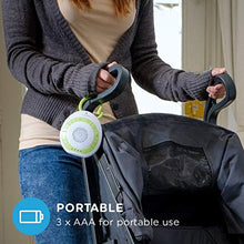 Load image into Gallery viewer, MyBaby SoundSpa On‐the‐Go Baby Soother Sleep Aid, 4 Soothing Sounds, Adjustable Volume Control and Clip for Prams, Buggies, Strollers, Changing Bags, Car Seats, Small and Lightweight, Auto Timer