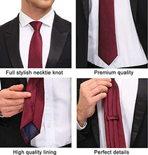 Load image into Gallery viewer, WeiShang Lot 6 PCS Classic Men's 100% Silk Tie Necktie Woven JACQUARD Neck Ties (Style 13)