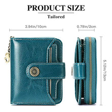 Load image into Gallery viewer, SENDEFN Purses for Women Genuine Leather Small Bifold Compact Womens Wallet with RFID Protection
