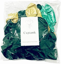 Load image into Gallery viewer, Captank Green Gold Balloons Garland Arch kit 70 Latex Dark Green Balloon Metallic Gold Balloon Green Jungle theme Party Decorate Kit for Adult Birthday Anniversary Christmas Picnic Party Decor