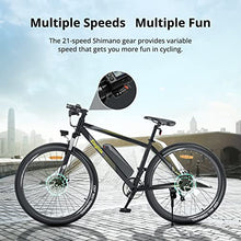 Load image into Gallery viewer, Electric Bike, Eleglide M1 Plus E Mountain Bike, 27.5" Electric Bicycle Commute E-bike with 36V 12.5Ah Removable Battery, LCD Display, Dual Disk Brake, Shimano 21 Speed, MTB for Teenagers and Adults
