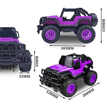 Load image into Gallery viewer, Remote Control Cars | RC Car Toys for 2 Year Old Boy,Purple Boys Toys 1:20 Scale Big Foot Trucks Vehicles Gift for Kids Boys Girls Age 3 4 5 6 - 14