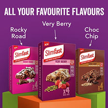 Load image into Gallery viewer, SlimFast Tasty Balanced Meal Bar, 23 Vitamins and Minerals, High in Protein, Very Berry Flavour, 16 x 60 g Multipack