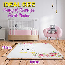 Load image into Gallery viewer, Super-Soft Baby Milestone Blanket | Gender Neutral, For Boy and Girl | Super Soft Premium Fleece | Daily, Weekly, Monthly Baby Growth Chart | Accessories Included 130 x 100