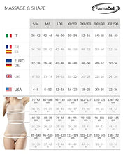 Load image into Gallery viewer, Farmacell 323 (Black, L/XL) Women's high-Waisted Push-up Anti-Cellulite Control Capri Leggings