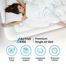 Load image into Gallery viewer, Active Era Air Bed - Premium Single Size AirBed with a Built-in Electric Pump and Pillow