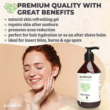 Load image into Gallery viewer, GONATURALS Pure Aloe Vera Gel For Face - Pure Organic Aloe Vera Gel Rich in Vitamin A, C, E & Serving As An Acne Moisturiser - 100% Aloe Vera Gel for Hair - Alternative to Aloe Vera Cream, 250ml