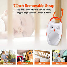 Load image into Gallery viewer, USB Powered-Baby Sleep Soother Sound Machines, Rechargeable, Portable White Noise Sound Machine with Night Light, 8 Soothing Sounds and 3 Timers Shusher for Traveling, Sleeping, Baby Carriage (Owl)