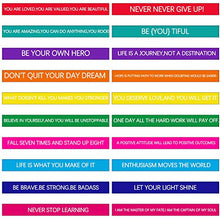 Load image into Gallery viewer, 60 Pieces Motivational Quote Rubber Wristbands Colored Inspirational Silicone Bracelets Stretch Unisex Wristbands for Women Men Teen Gifts, 20 Styles