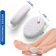 Load image into Gallery viewer, NIMXY Pumice Stone for Feet and Hands 2 Pcs – Feet Hard Skin Remover – Foot Scrubber for Dead Skin Removal – Natural Foot File and Callus Remover for Skin Exfoliation