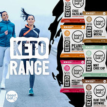 Load image into Gallery viewer, Boostballs, Burners Keto Snacks Low Carb Vegan Low Sugar Gluten Free Source of Fibre 100 Natural Flavour, Peanut Butter Cup Bites, 40g (Pack of 12)