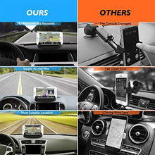 Load image into Gallery viewer, Car Mount Holder,Silicone Pad Non-Slip Dash Mat Suit for Max Thick 12mm 7“Cell Phone Car Dashboard Holder Cradle Dockfor iPhone X/8 plus/7plus/6s plus,Samsung Galaxy, LG, Huawei,Google Nexus(Black)